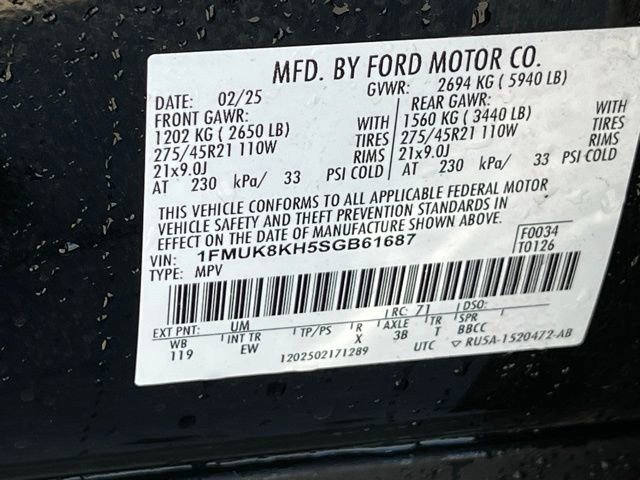 Used 2025 Ford Explorer ST-Line w/ ST-Line Street Pack image 37