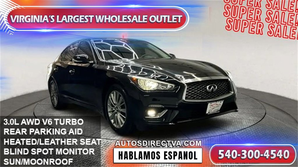 Used 2021 INFINITI Q50 Luxe w/ Cargo Package