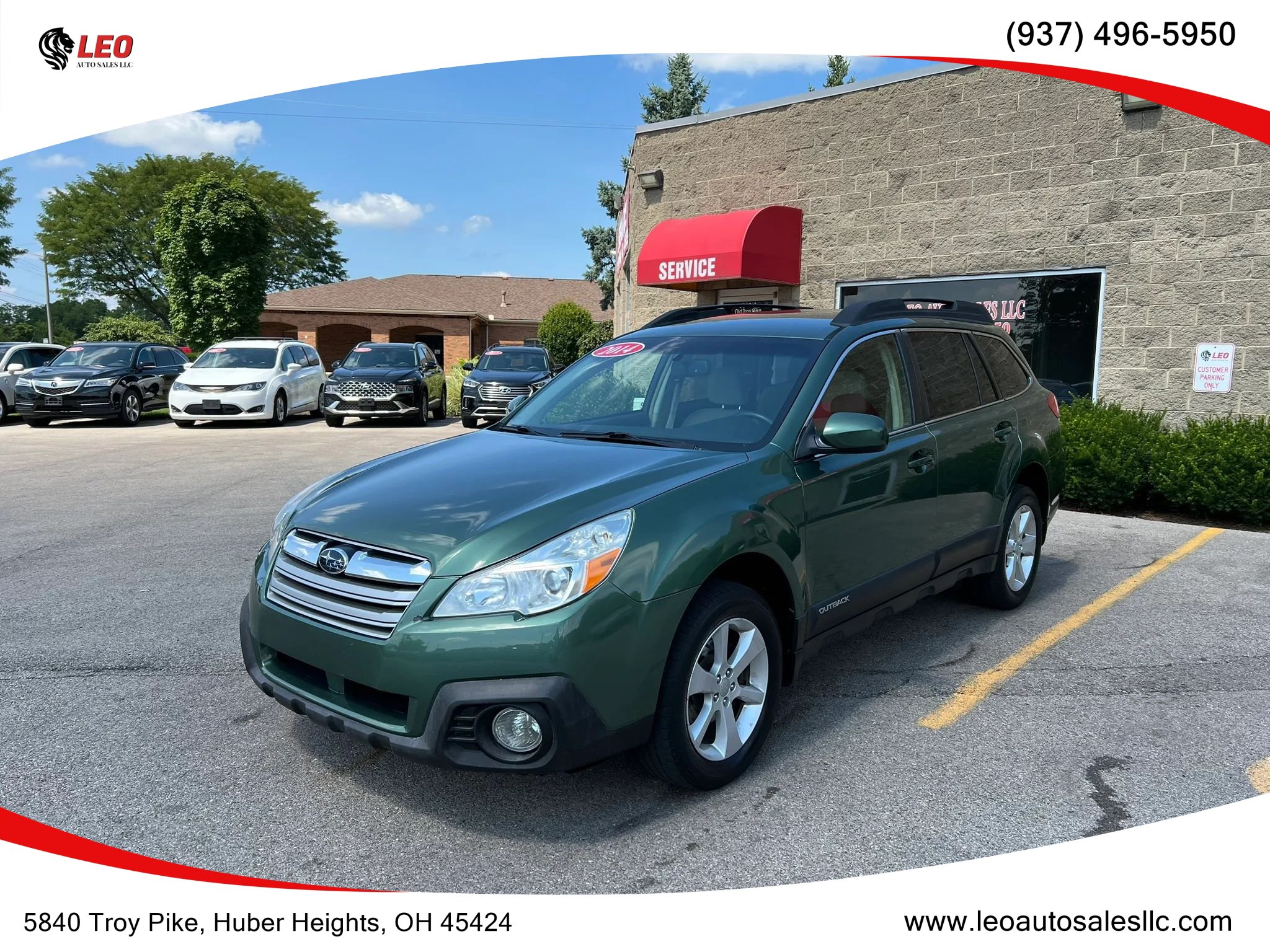 Used 2014 Subaru Outback 2.5i Premium w/ Popular Package #1B AWD/4WD image 1