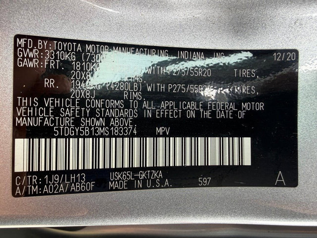 Certified 2021 Toyota Sequoia Platinum AWD/4WD image 23