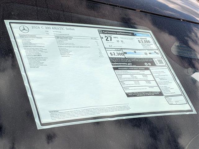 New 2026 Mercedes-Benz C 300 4MATIC Sedan image 19