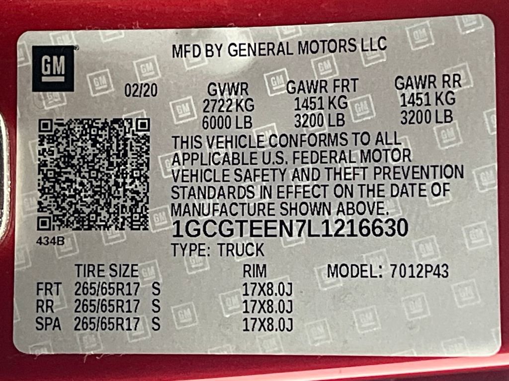 Used 2020 Chevrolet Colorado ZR2 image 50