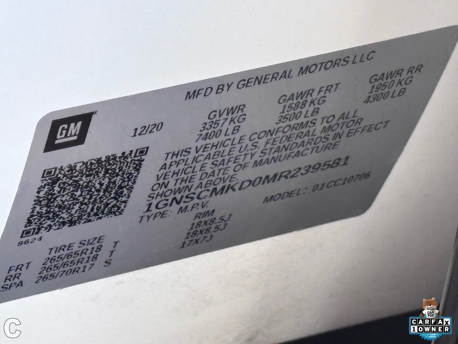 Certified 2021 Chevrolet Tahoe LS RWD image 32