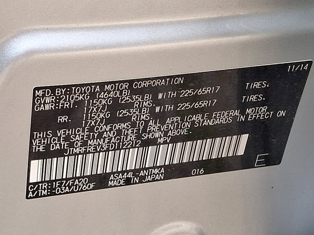 Used 2015 Toyota RAV4 XLE AWD/4WD image 26