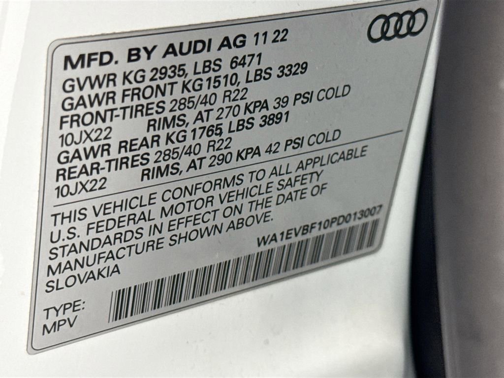 Used 2023 Audi Q8 Premium Plus image 34