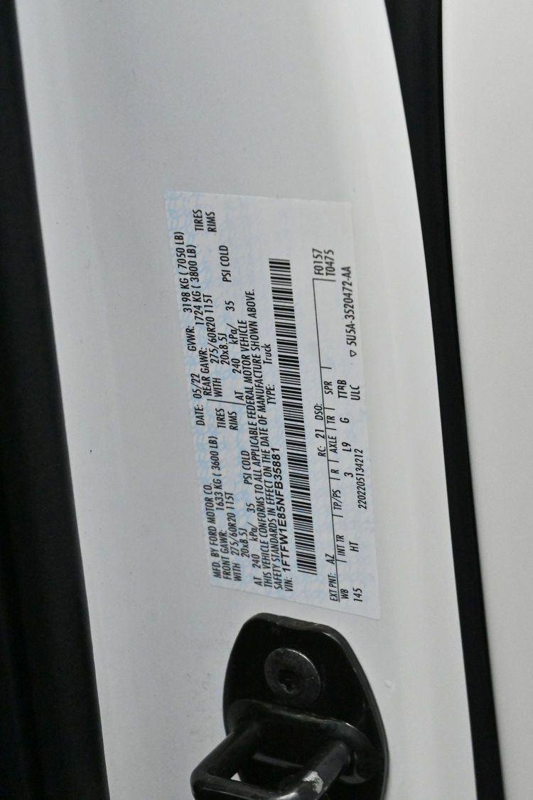 Used 2022 Ford F150 Lariat w/ Equipment Group 502A High image 40