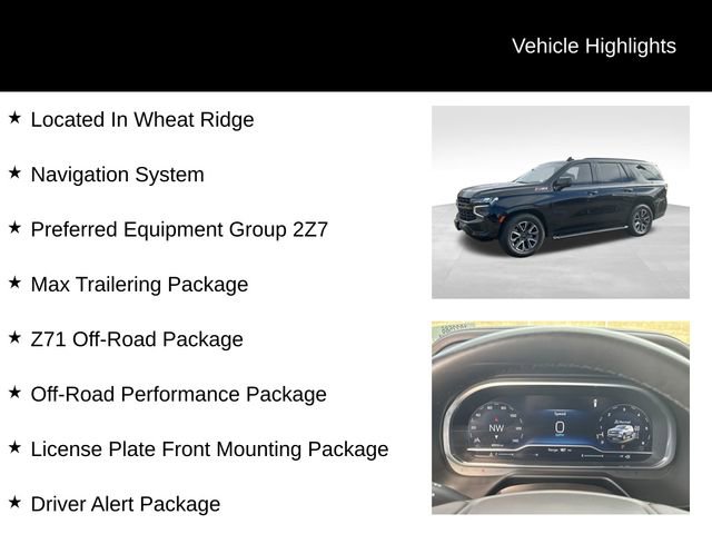 Certified 2023 Chevrolet Tahoe Z71 w/ Z71 Off-Road Package image 8