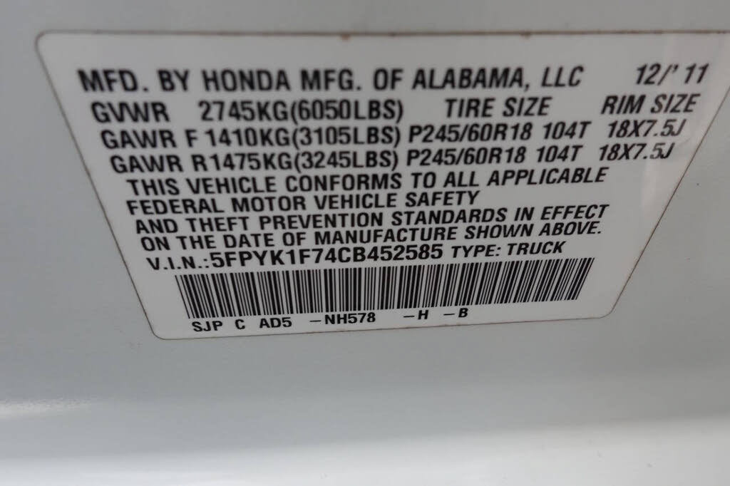 Used 2012 Honda Ridgeline Sport image 17