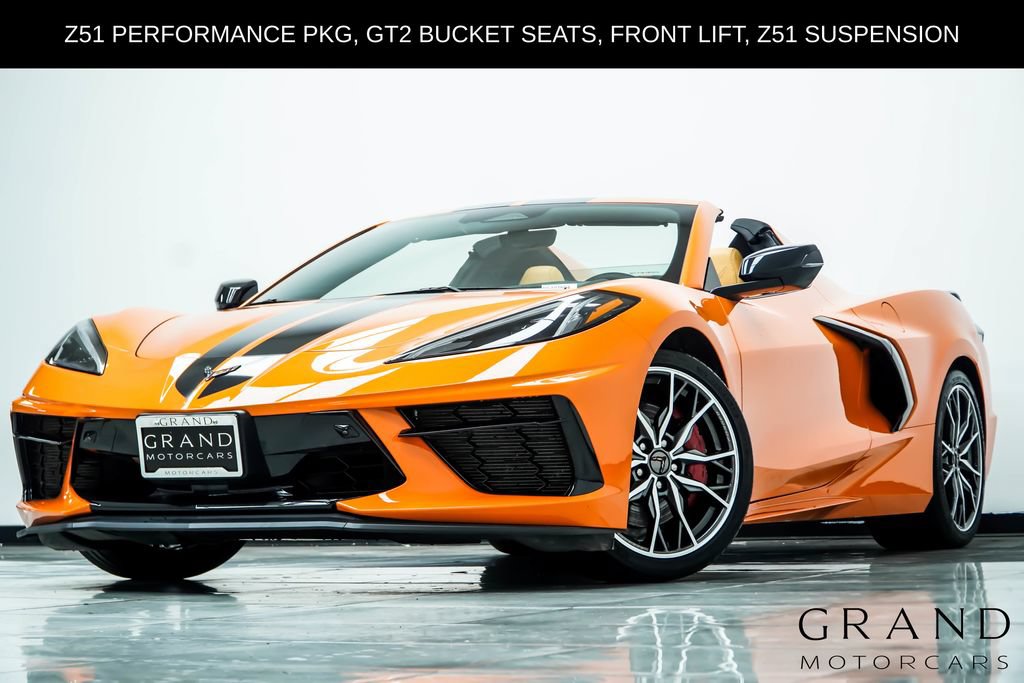 Used 2024 Chevrolet Corvette Stingray Preferred Conv w/ Z51 Performance Package RWD image 1