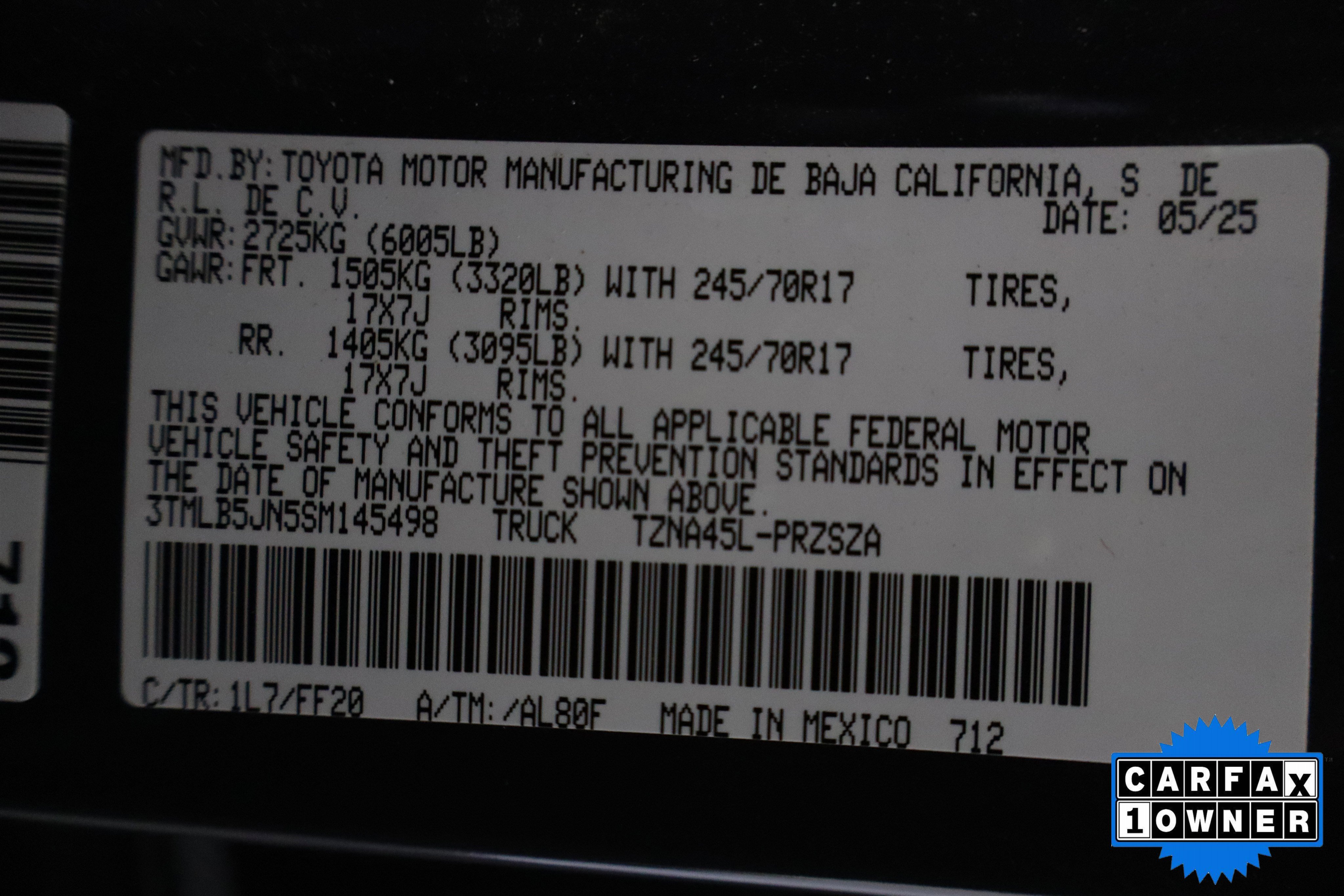 Used 2025 Toyota Tacoma SR5 AWD/4WD image 36