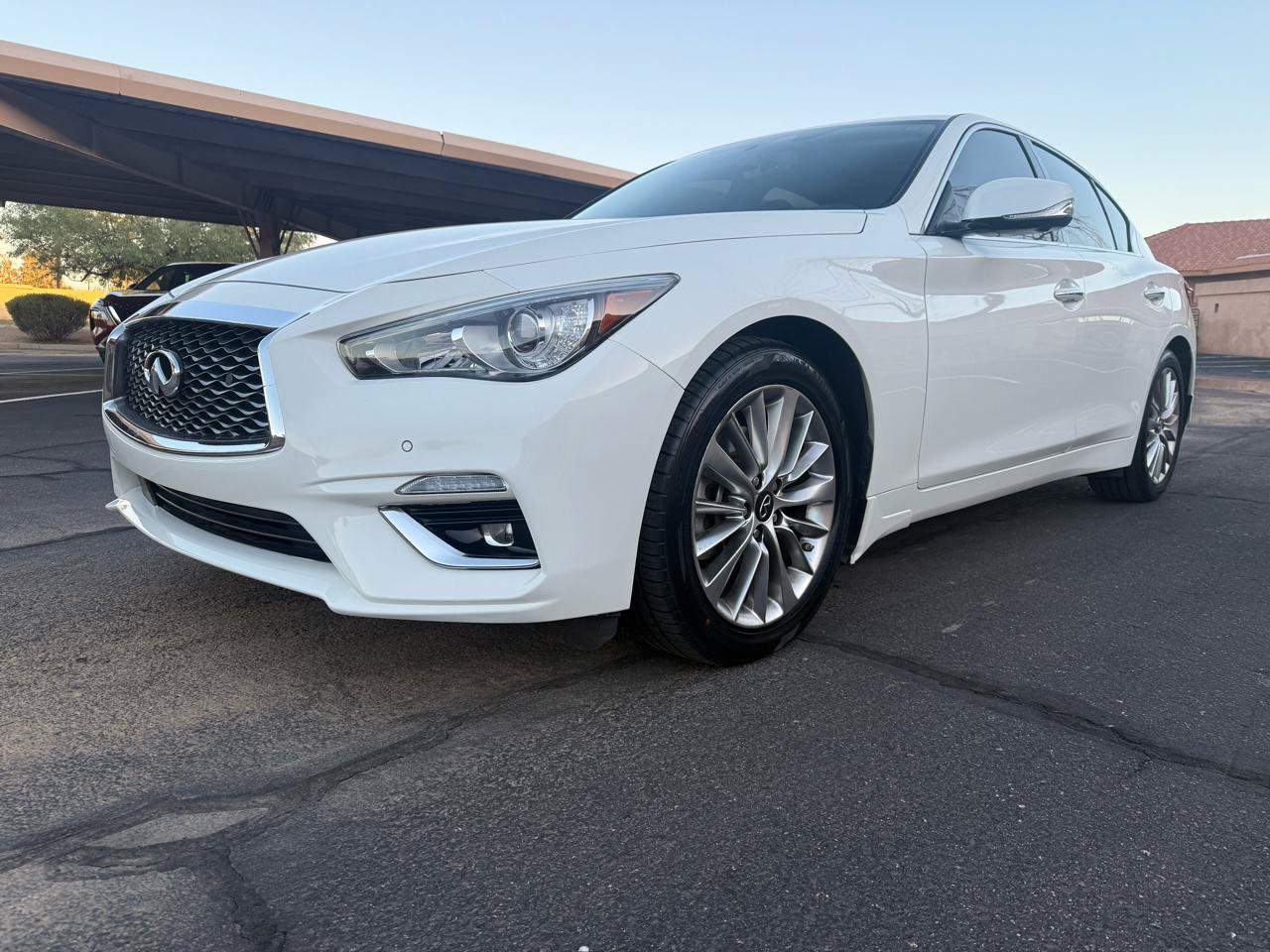 Used 2021 INFINITI Q50 Luxe w/ Seat & Sound Package AWD/4WD image 7