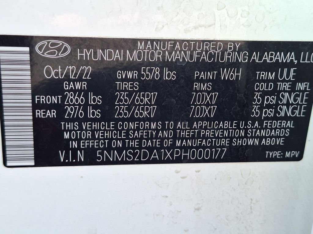 Certified 2023 Hyundai Santa Fe Blue image 35