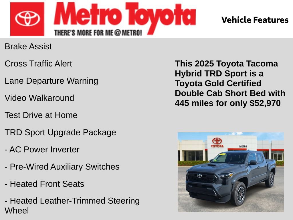 Certified 2025 Toyota Tacoma TRD Sport image 21