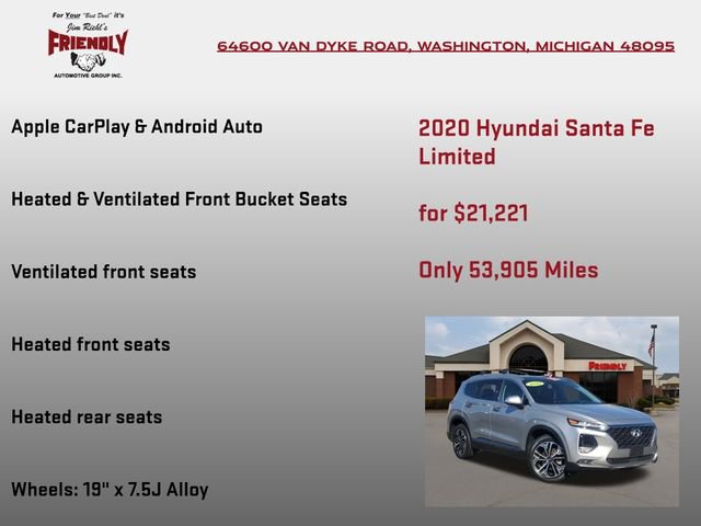 Used 2020 Hyundai Santa Fe Limited image 10