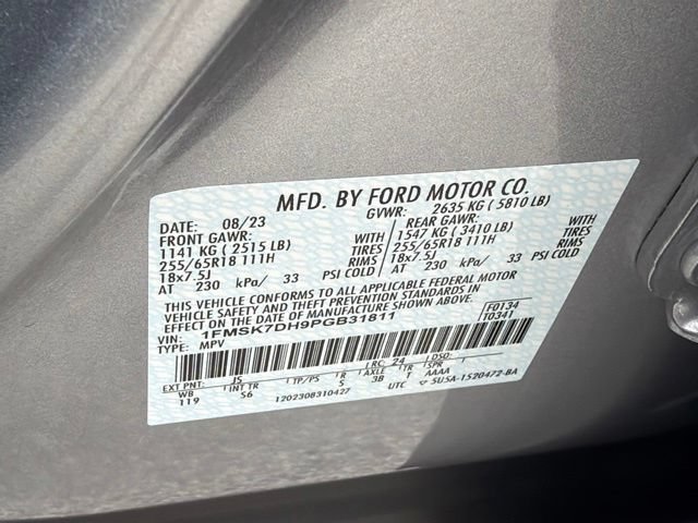 Used 2023 Ford Explorer XLT w/ Equipment Group 202A RWD image 24