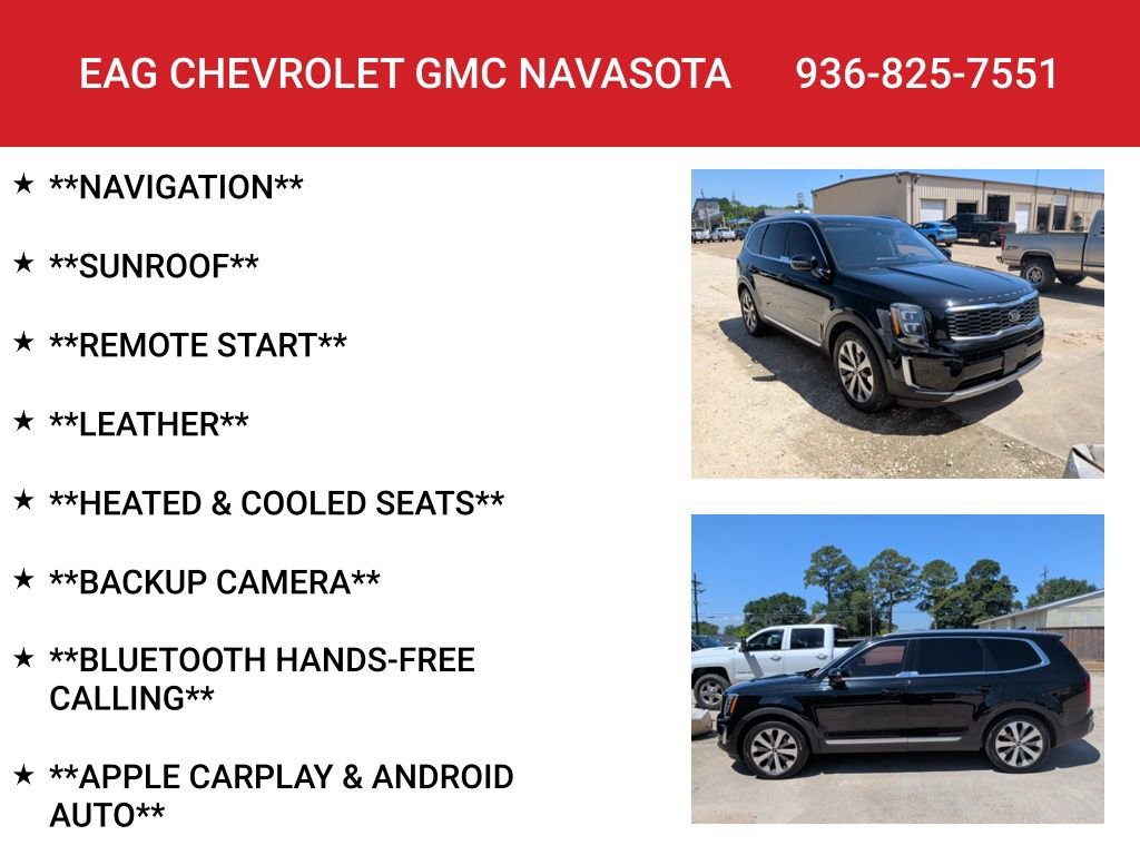 Used 2021 Kia Telluride EX w/ EX Premium Package FWD image 4