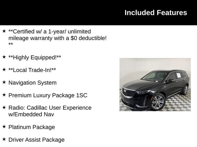 Certified 2023 Cadillac XT6 Premium Luxury w/ Platinum Package FWD image 4