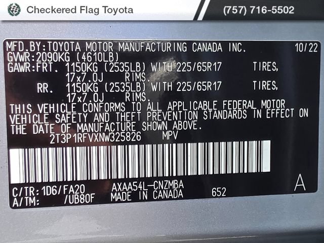 Used 2022 Toyota RAV4 XLE AWD/4WD image 29