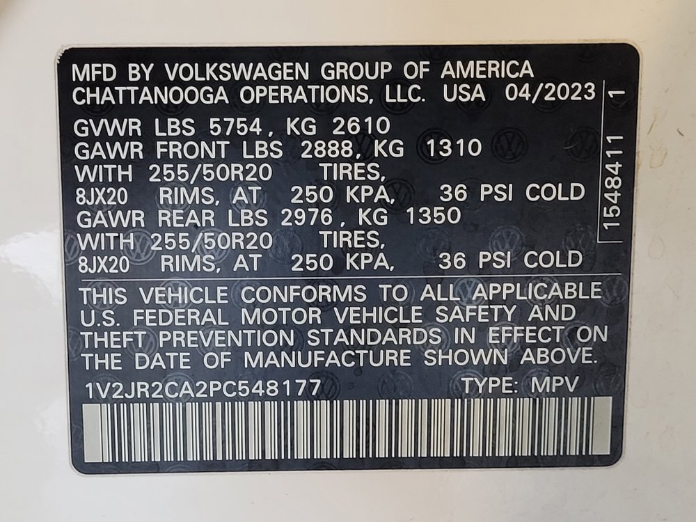 Used 2023 Volkswagen Atlas SE w/ Panoramic Sunroof Package FWD image 33