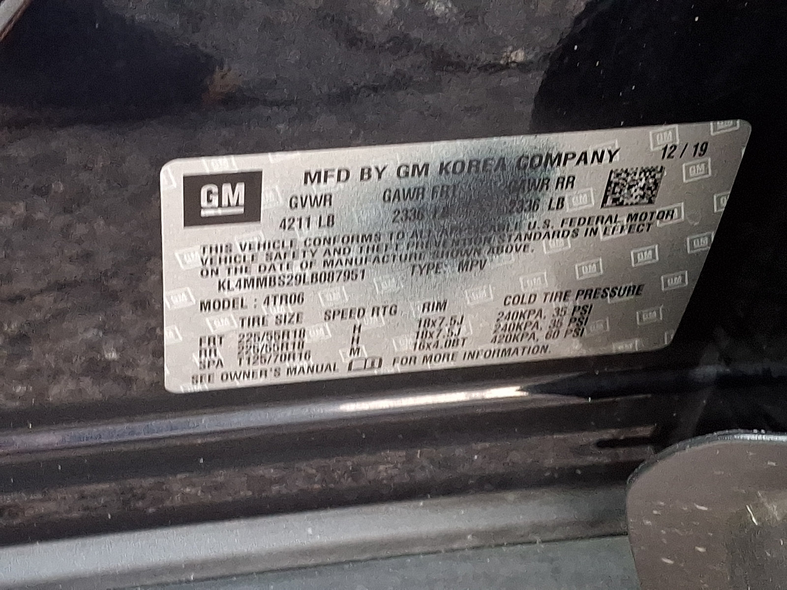 Certified 2020 Buick Encore GX Preferred FWD image 27