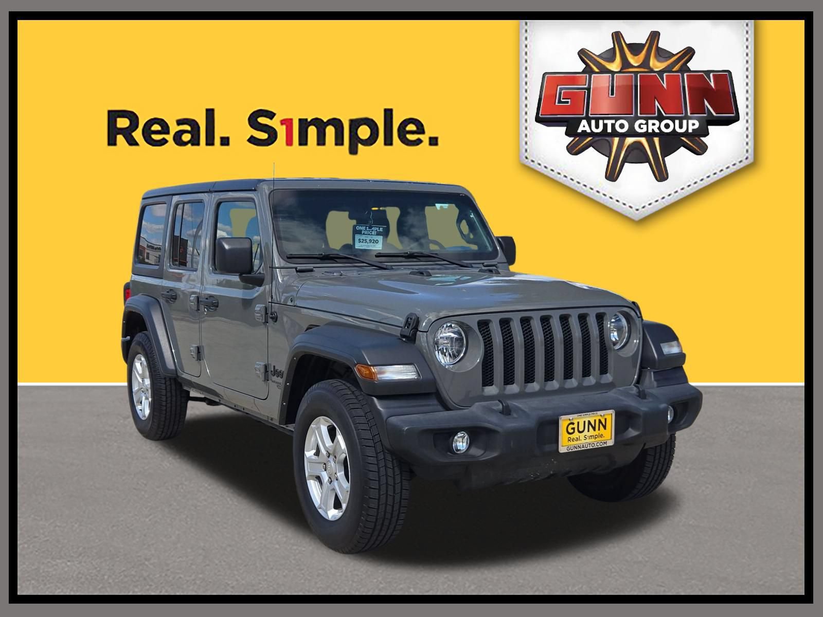 Used 2021 Jeep Wrangler Unlimited Sport AWD/4WD image 1