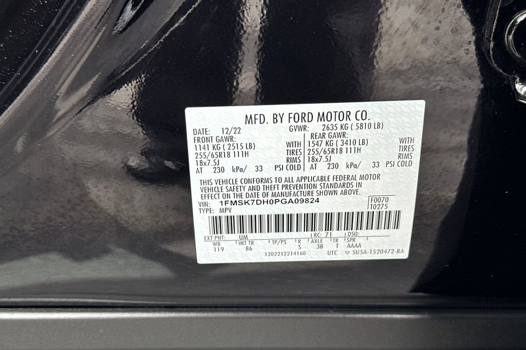 Certified 2023 Ford Explorer XLT image 33