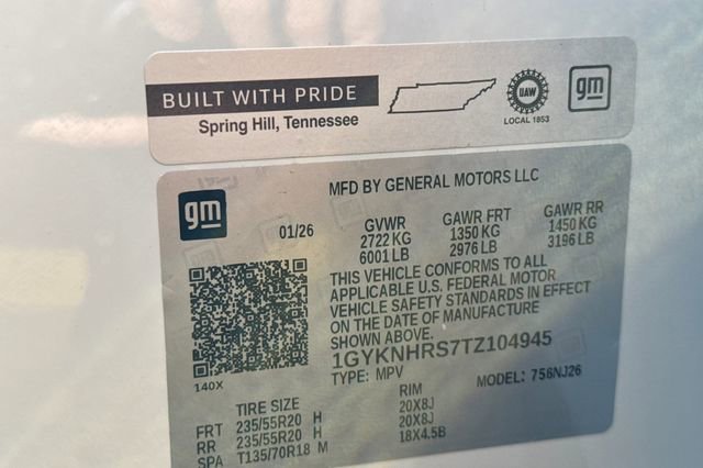 New 2026 Cadillac XT5 Sportv w/ LPO, Floor Liner Package image 29