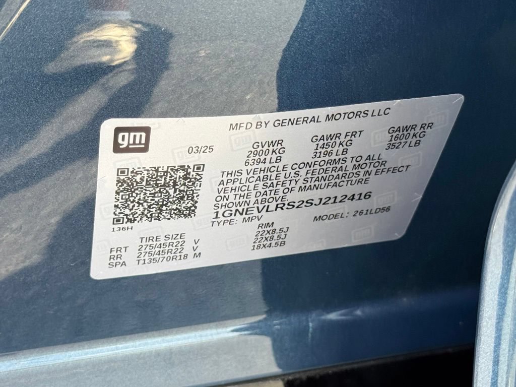 Used 2025 Chevrolet Traverse RS w/ LPO, Floor Liner Package AWD/4WD image 21