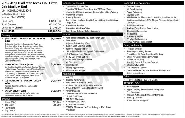 Used 2025 Jeep Gladiator Sport image 18