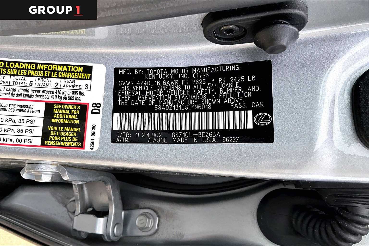 Certified 2025 Lexus ES 350 w/ Premium Package FWD image 34