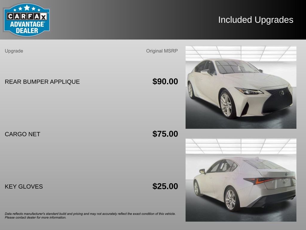 Used 2024 Lexus IS 300 w/ Comfort Package RWD image 6