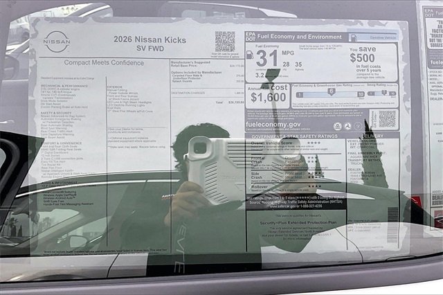 New 2026 Nissan Kicks SV image 12