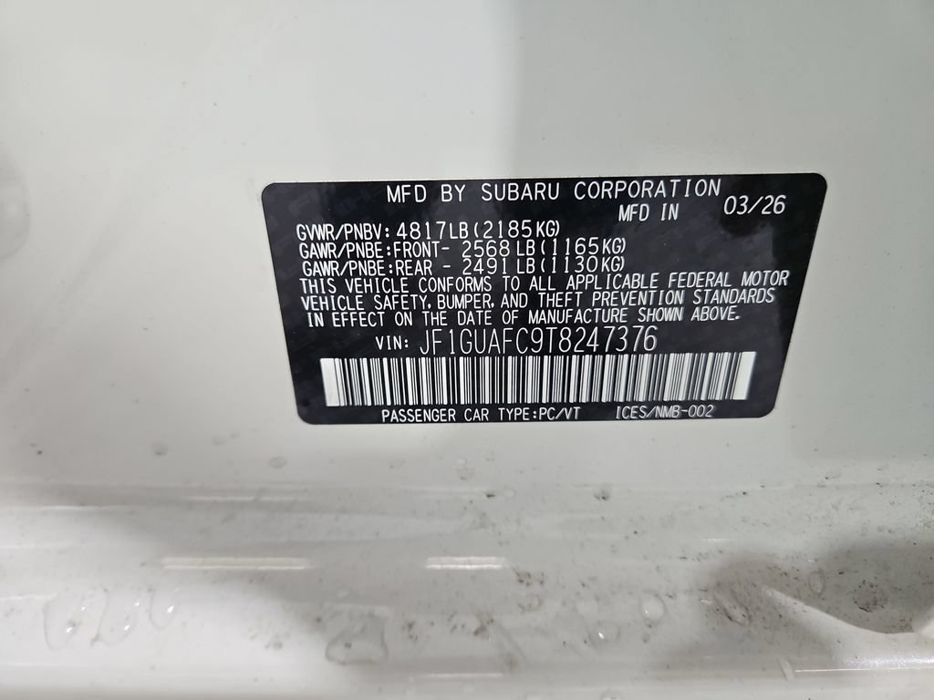 New 2026 Subaru Impreza 2.0i Sport AWD/4WD image 30