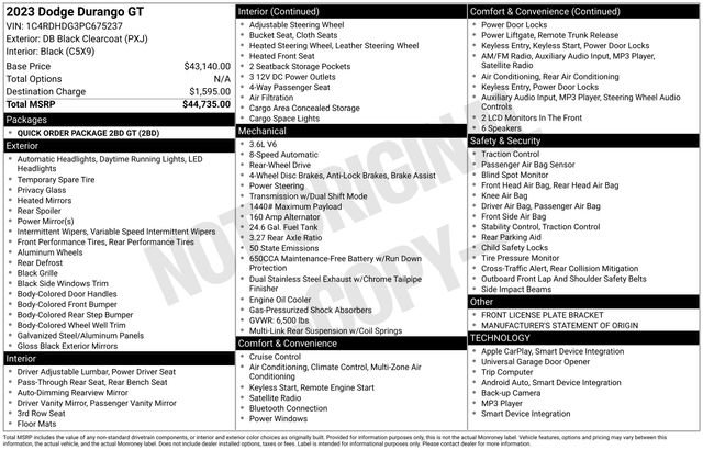 Used 2023 Dodge Durango GT image 20