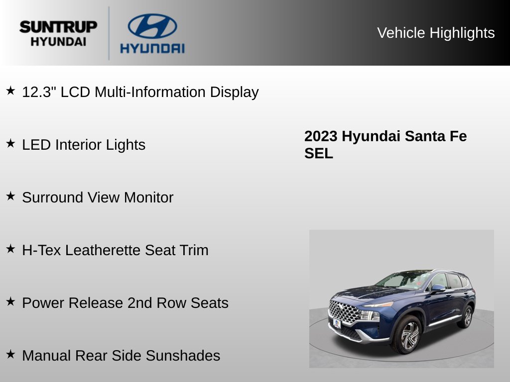 Used 2023 Hyundai Santa Fe SEL w/ Premium Package AWD/4WD image 30