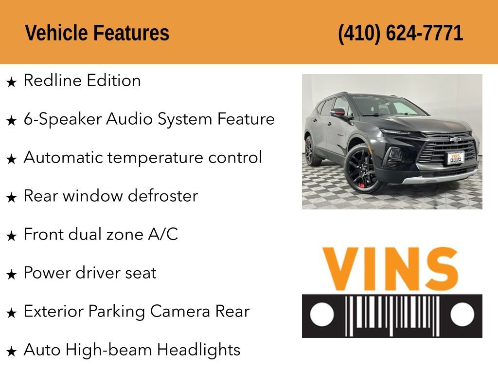 Used 2022 Chevrolet Blazer LT w/ Redline Edition AWD/4WD image 5