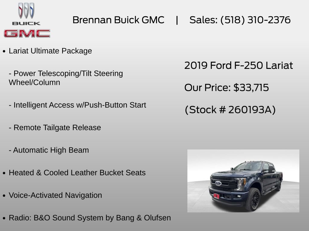 Used 2019 Ford F250 Lariat w/ Lariat Ultimate Package AWD/4WD image 24