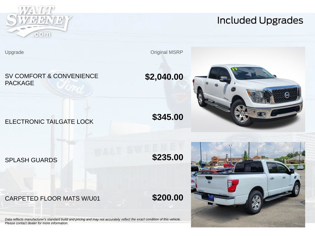 Used 2017 Nissan Titan SV AWD/4WD image 12