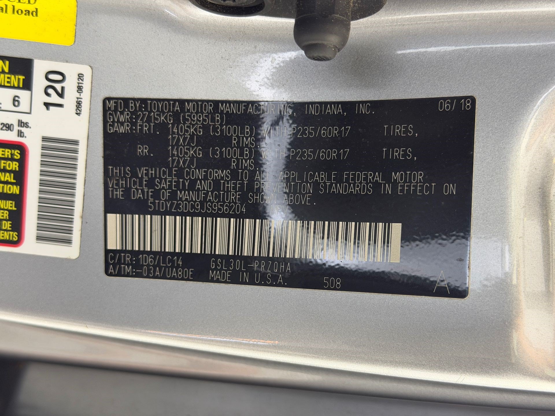 Used 2018 Toyota Sienna XLE w/ XLE Navigation Package FWD image 24