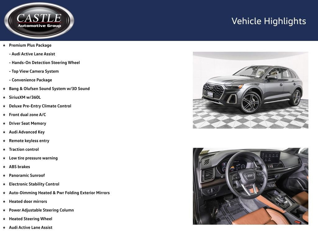 Used 2023 Audi Q5 e Premium Plus w/ Premium Plus Package image 8