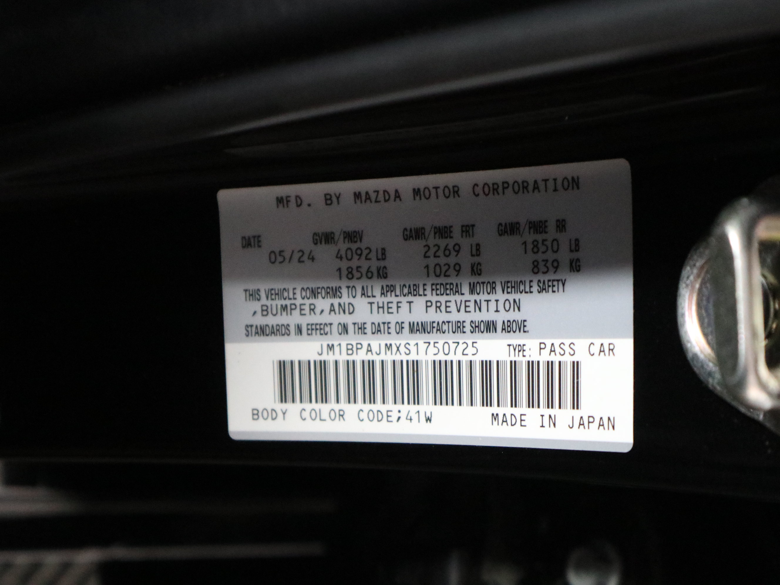 Certified 2025 MAZDA MAZDA3 s FWD image 37