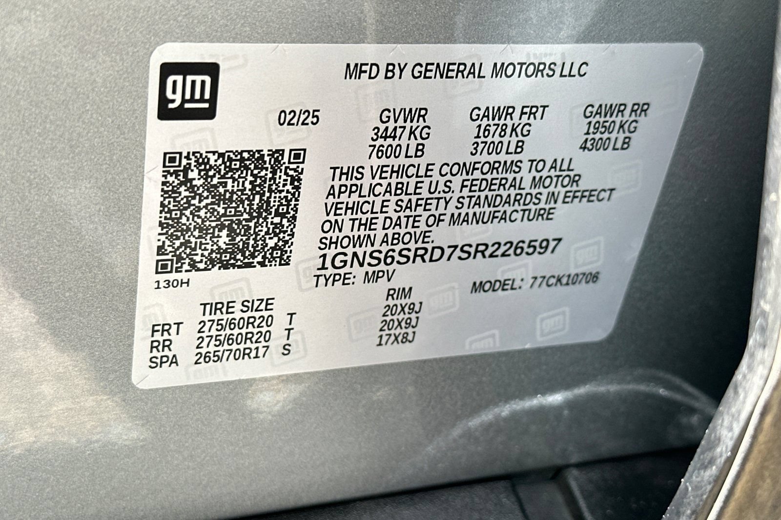 Certified 2025 Chevrolet Tahoe Premier AWD/4WD image 42