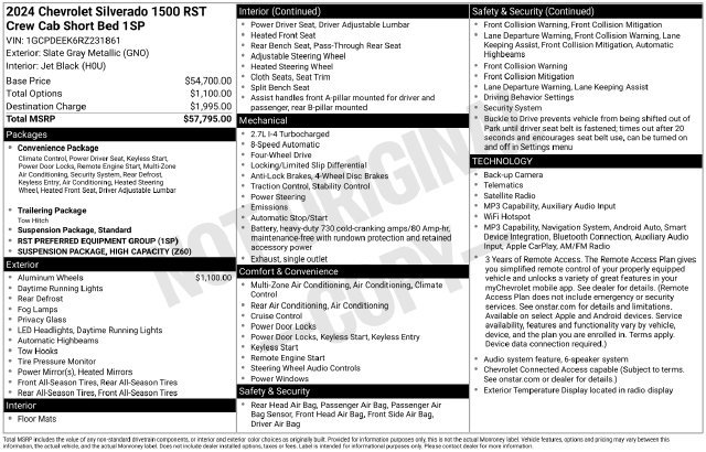 Certified 2024 Chevrolet Silverado 1500 RST AWD/4WD image 30