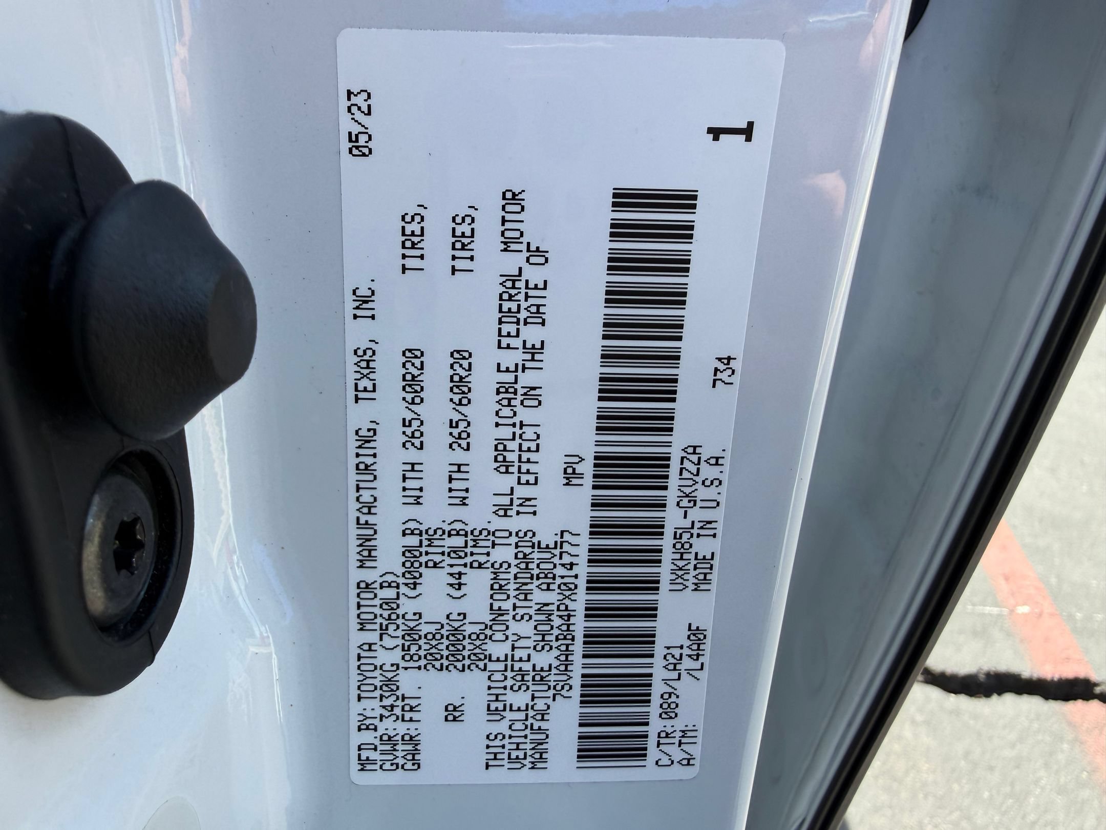 Certified 2023 Toyota Sequoia Platinum AWD/4WD image 34
