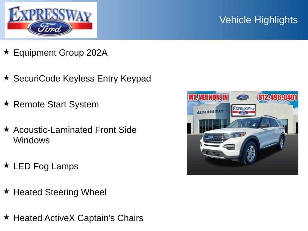 Used 2023 Ford Explorer XLT w/ Equipment Group 202A AWD/4WD image 2