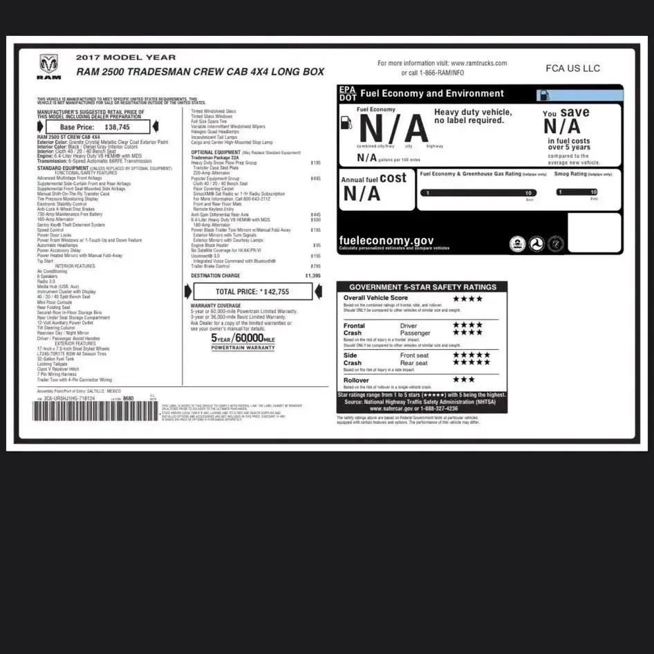 Used 2017 RAM 2500 Tradesman w/ Popular Equipment Group image 30