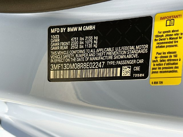 Used 2024 BMW M2 w/ Lighting Package RWD image 35