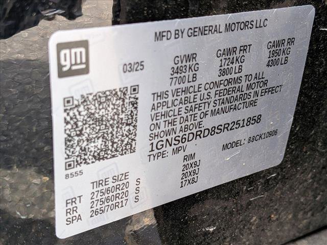 Certified 2025 Chevrolet Suburban Z71 AWD/4WD image 16