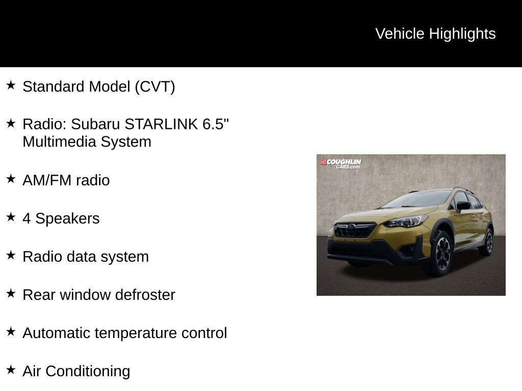 Used 2023 Subaru Crosstrek 2.0i image 2