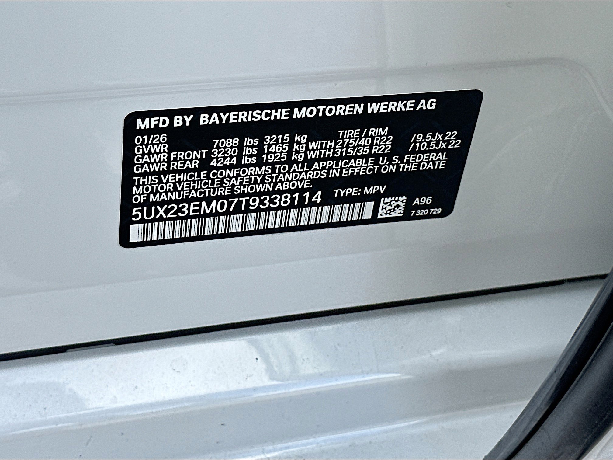 New 2026 BMW X7 xDrive40i w/ M Sport Package image 24